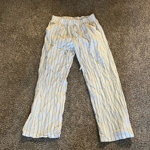 sienna sky white & black striped dress pants in size xl